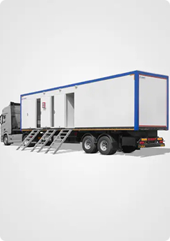 مقطورة كونكس سكنية بمحورين